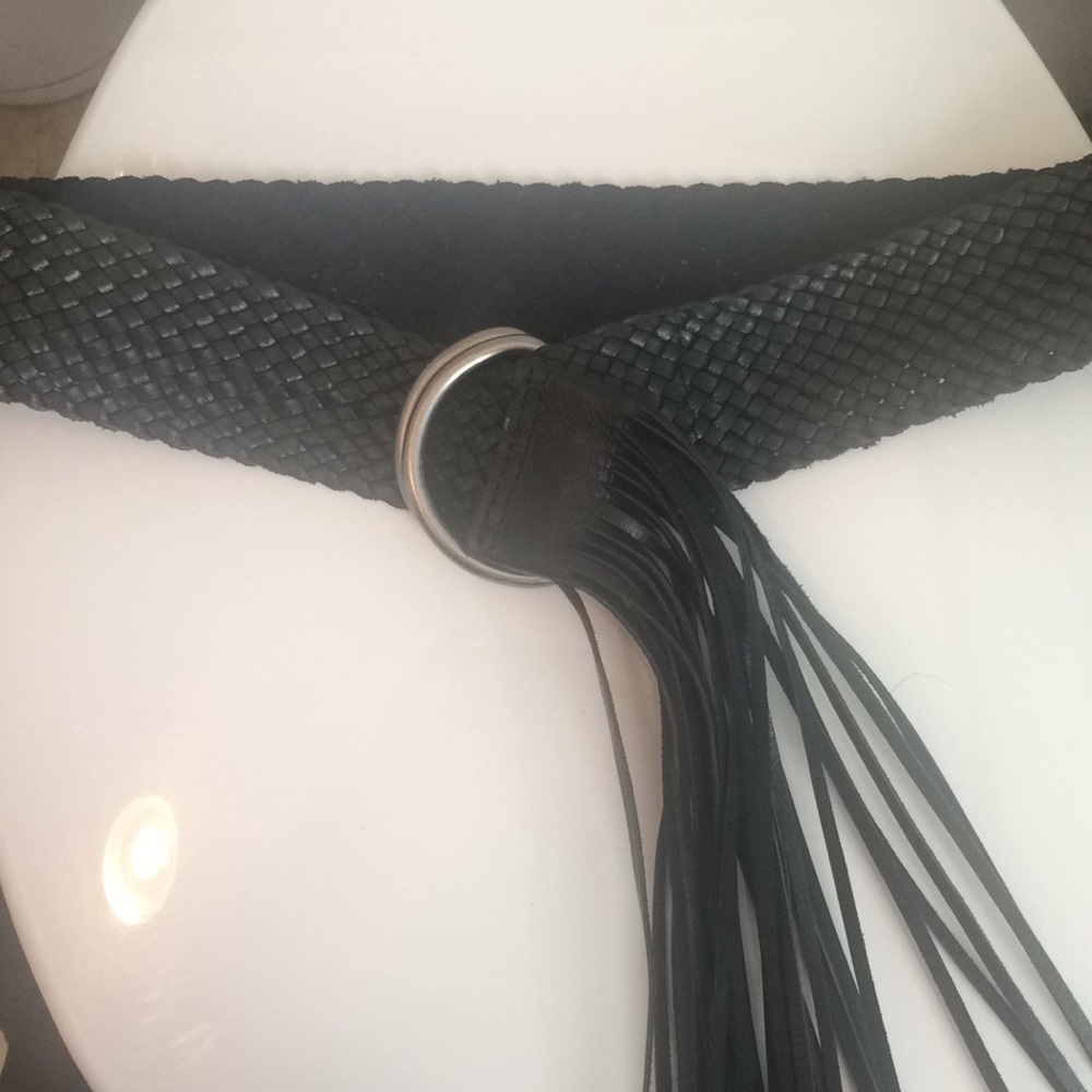 Leather belt